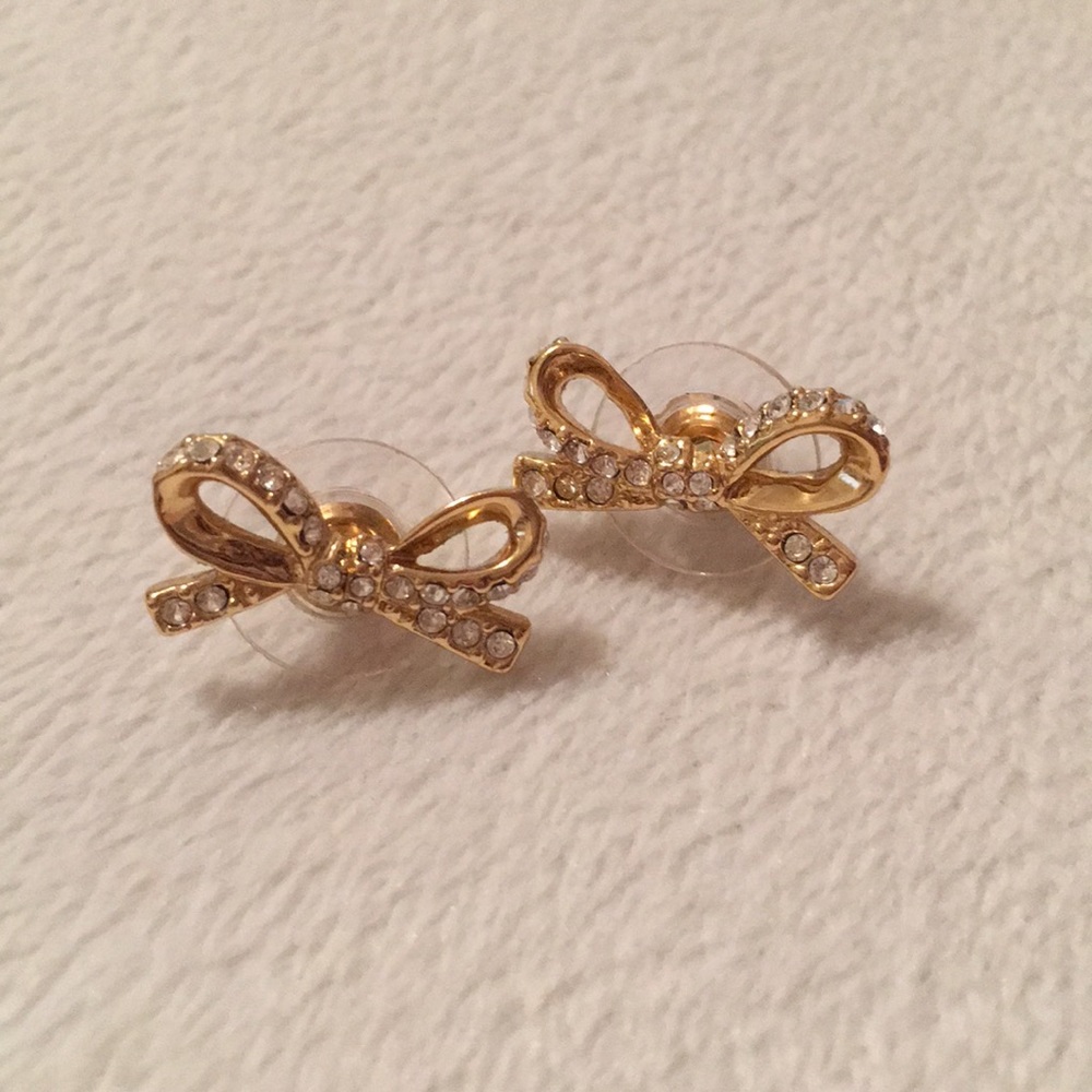 Kate Spade Gold Bow Earrings